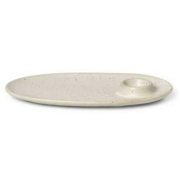 [product_category]-Ferm Living Flow Breakfast Plate, Off White Speckle-Ferm Living-5704723275930-1104264627-FER-1