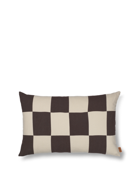 [product_category]-Ferm Living Fold Patchwork Cushion Coffee/Undyed-Ferm Living-5704723316336-1104268648-FER-1