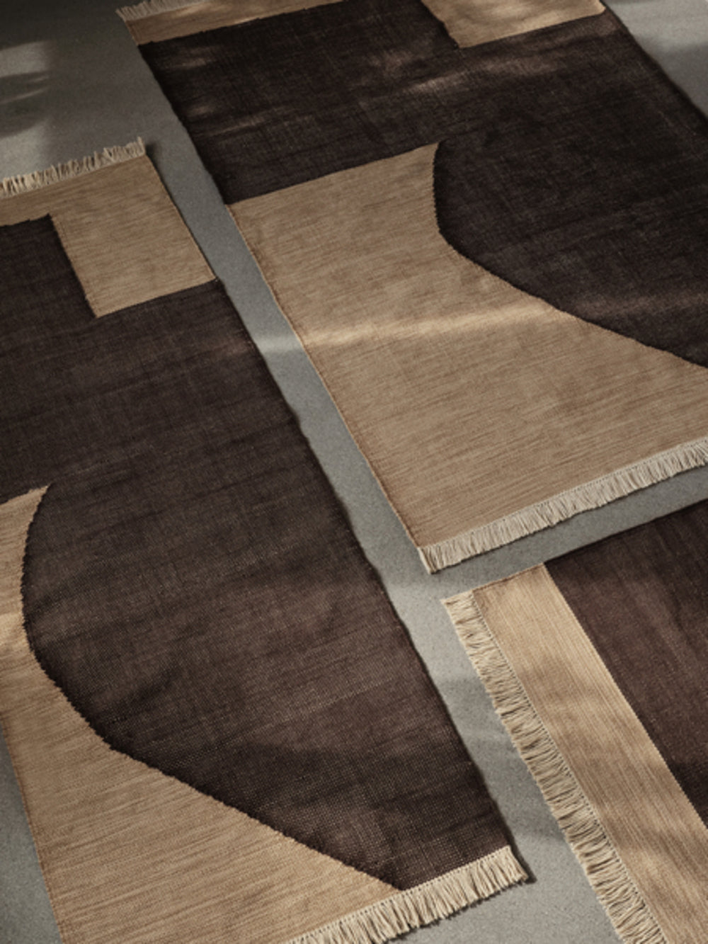 [product_category]-Ferm Living Forene Rug 140 X 200 Tan/Chocolate-Ferm Living-5704723314202-1104268454-FER-2