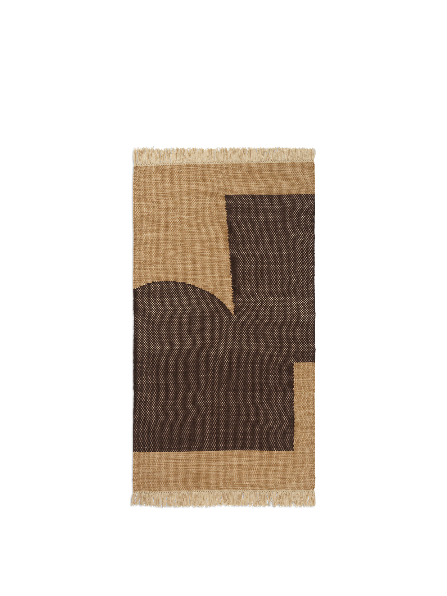 [product_category]-Ferm Living Forene Rug 80 X 140 Tan/Chocolate-Ferm Living-5704723319122-1104268927-FER-1