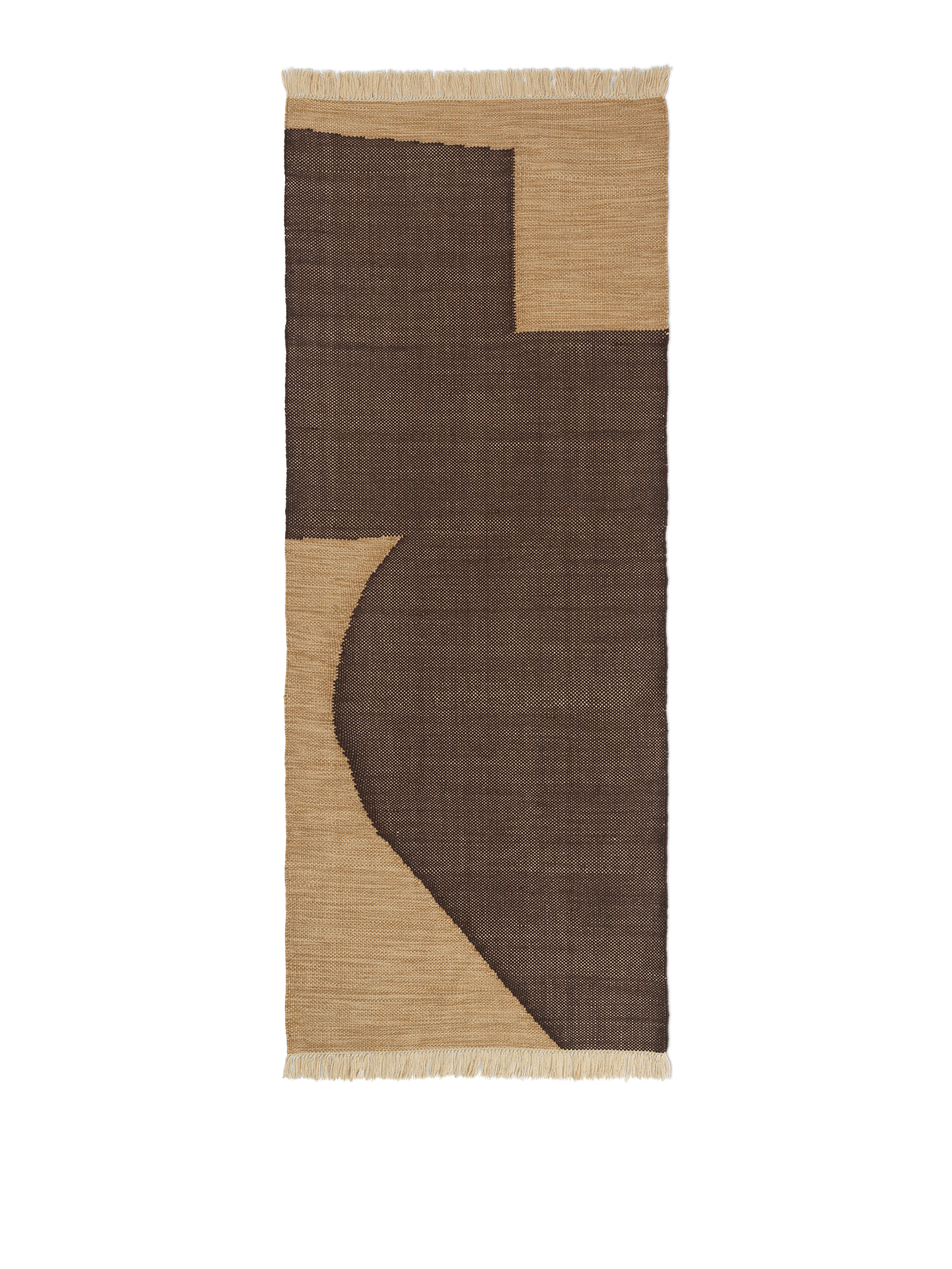 [product_category]-Ferm Living Forene Runner 80 X 200 Tan/Chocolate-Ferm Living-5704723320357-1104269050-FER-1