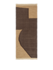 Ferm Living Forene Runner 80 X 200 Tan/Chocolate