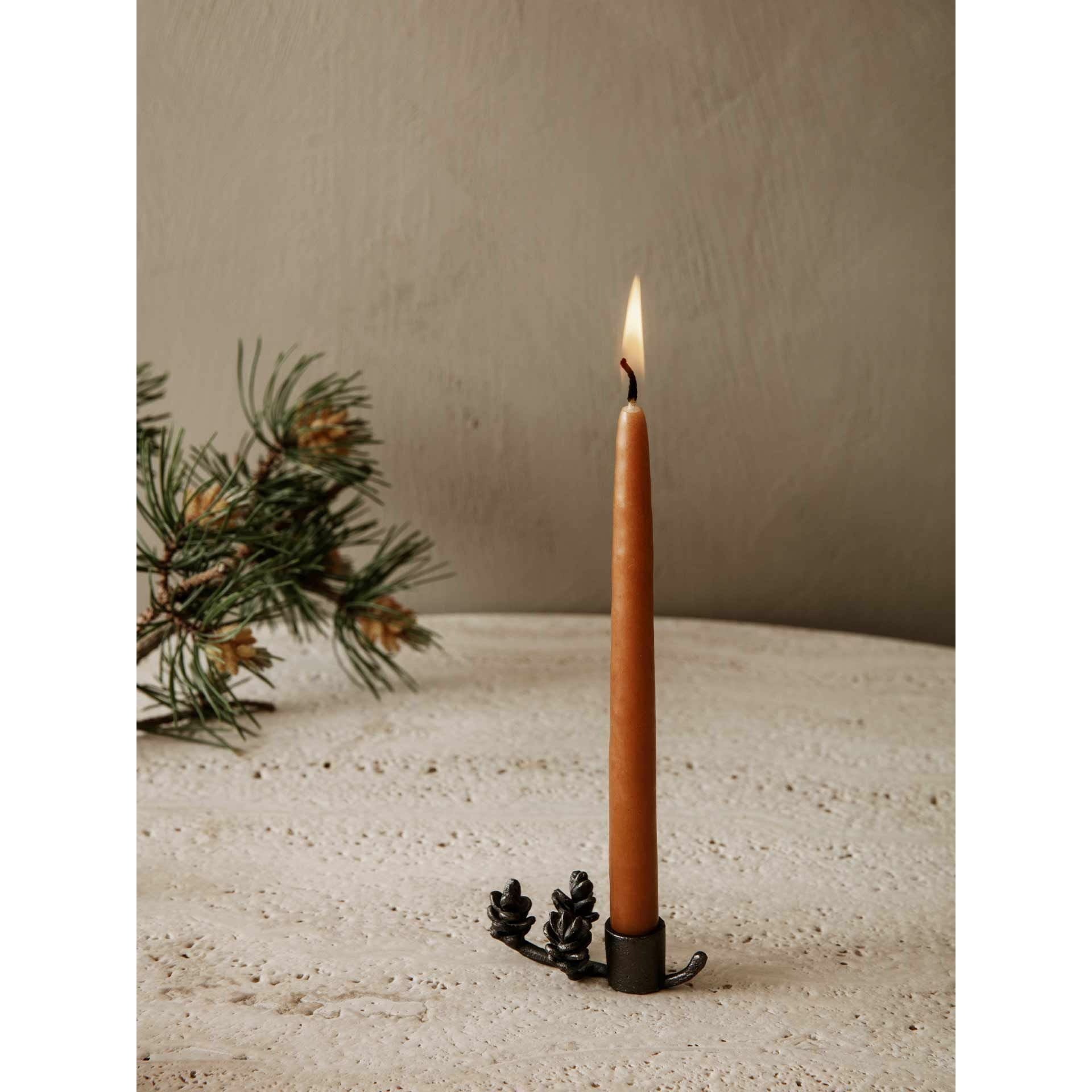 [product_category]-Ferm Living Forest Candlestick, Black Brass-Ferm Living-5704723276524-1104264686-FER-2