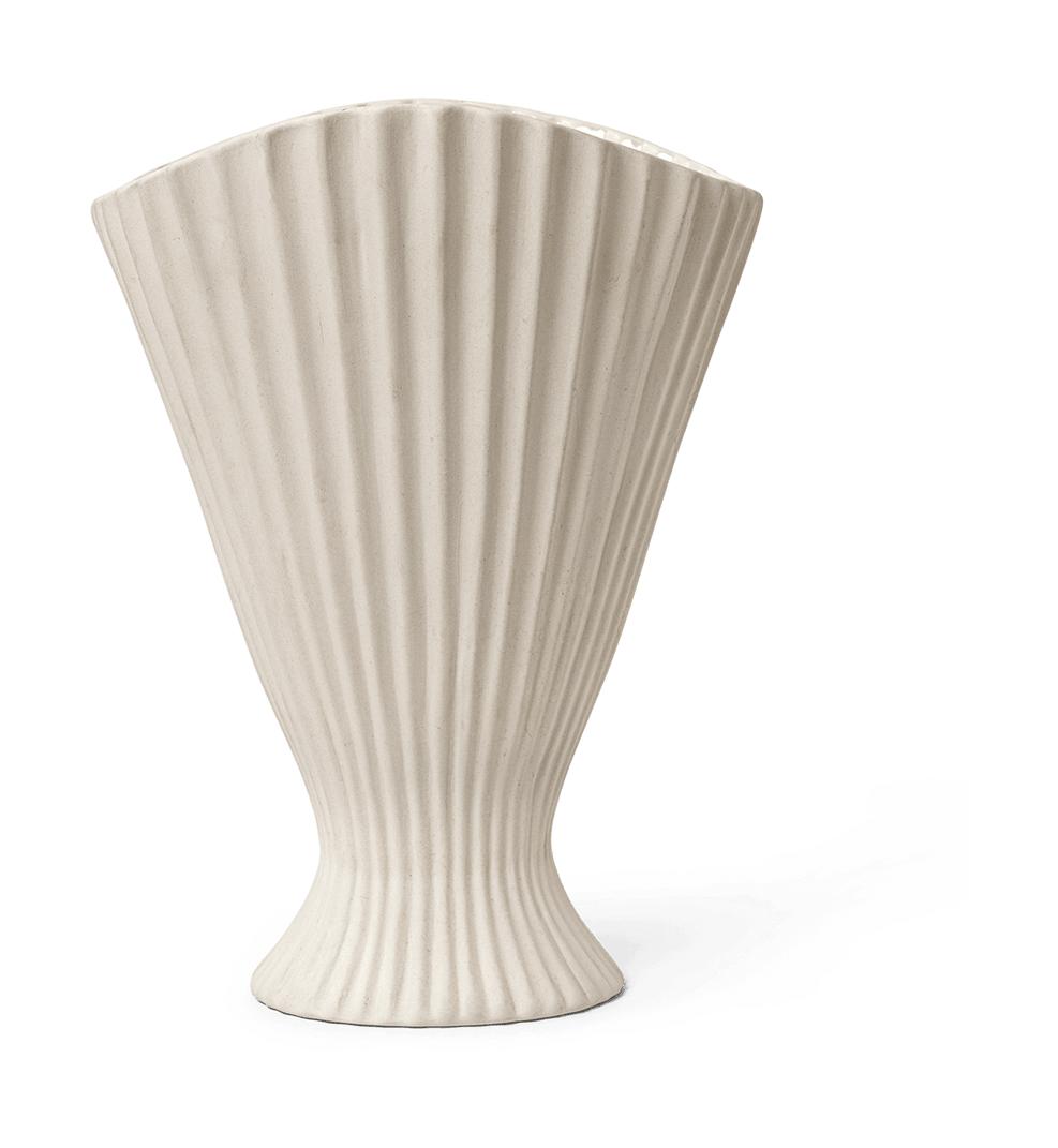 [product_category]-Ferm Living Fountain Vase, Off White-Ferm Living-5704723277583-1104264792-FER-1