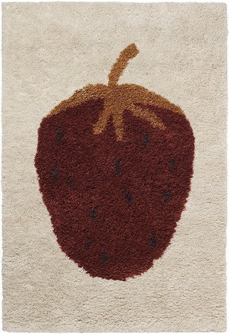 [product_category]-Ferm Living Fruiticana Strawberry Rug, 180 Cm-Ferm Living-5704723021285-9070-FER-1