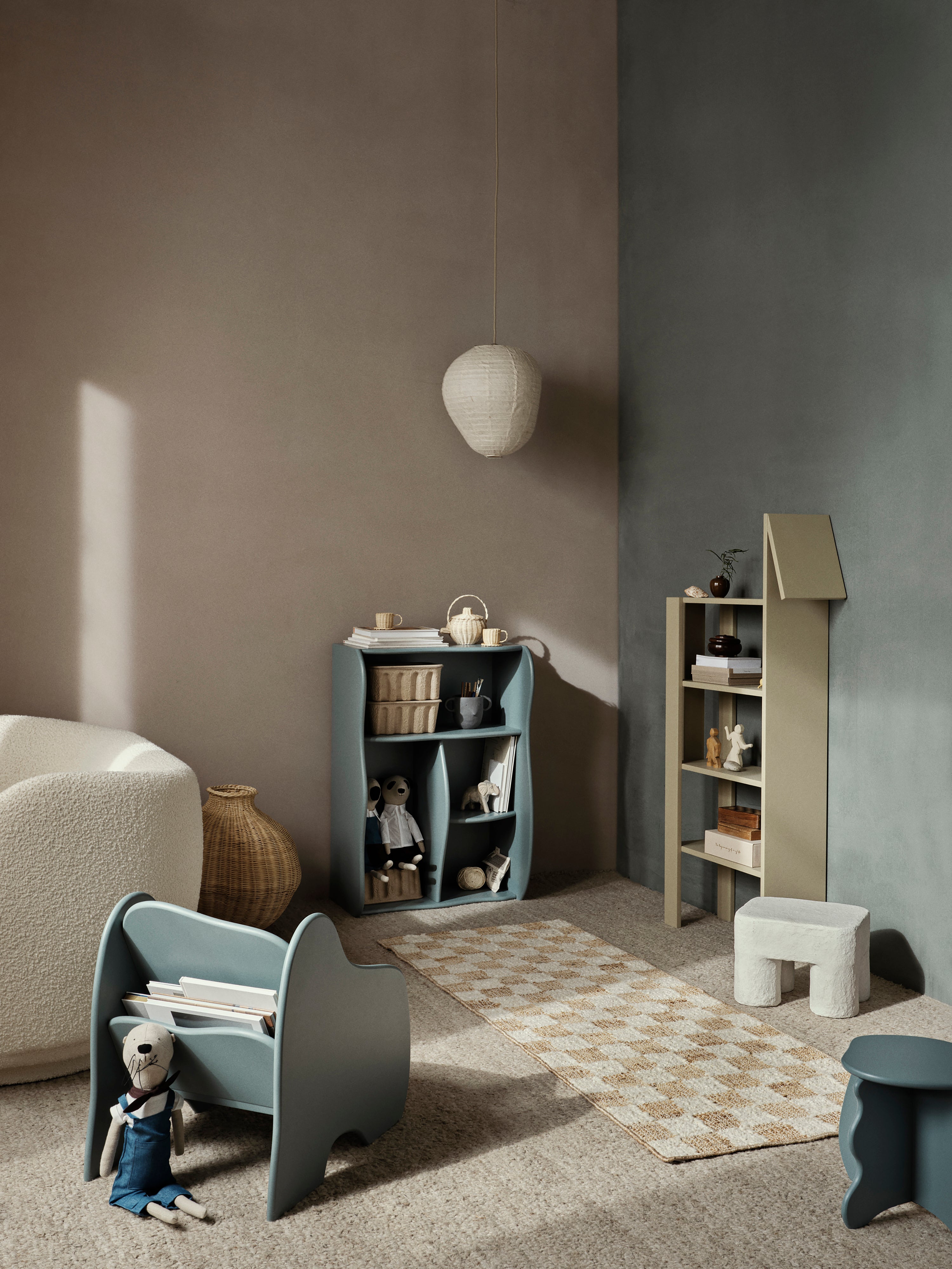 [product_category]-Ferm Living Giraffe Bookcase Cashmere-Ferm Living-5704723318958-1104268910-FER-5