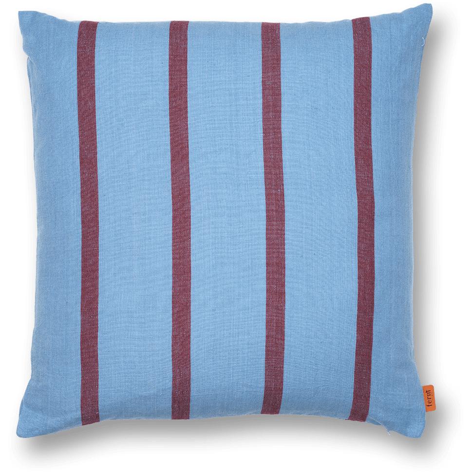 [product_category]-Ferm Living Grand Cushion, Faded Blue/Burgundy-Ferm Living-5704723272694-1104264303-FER-1
