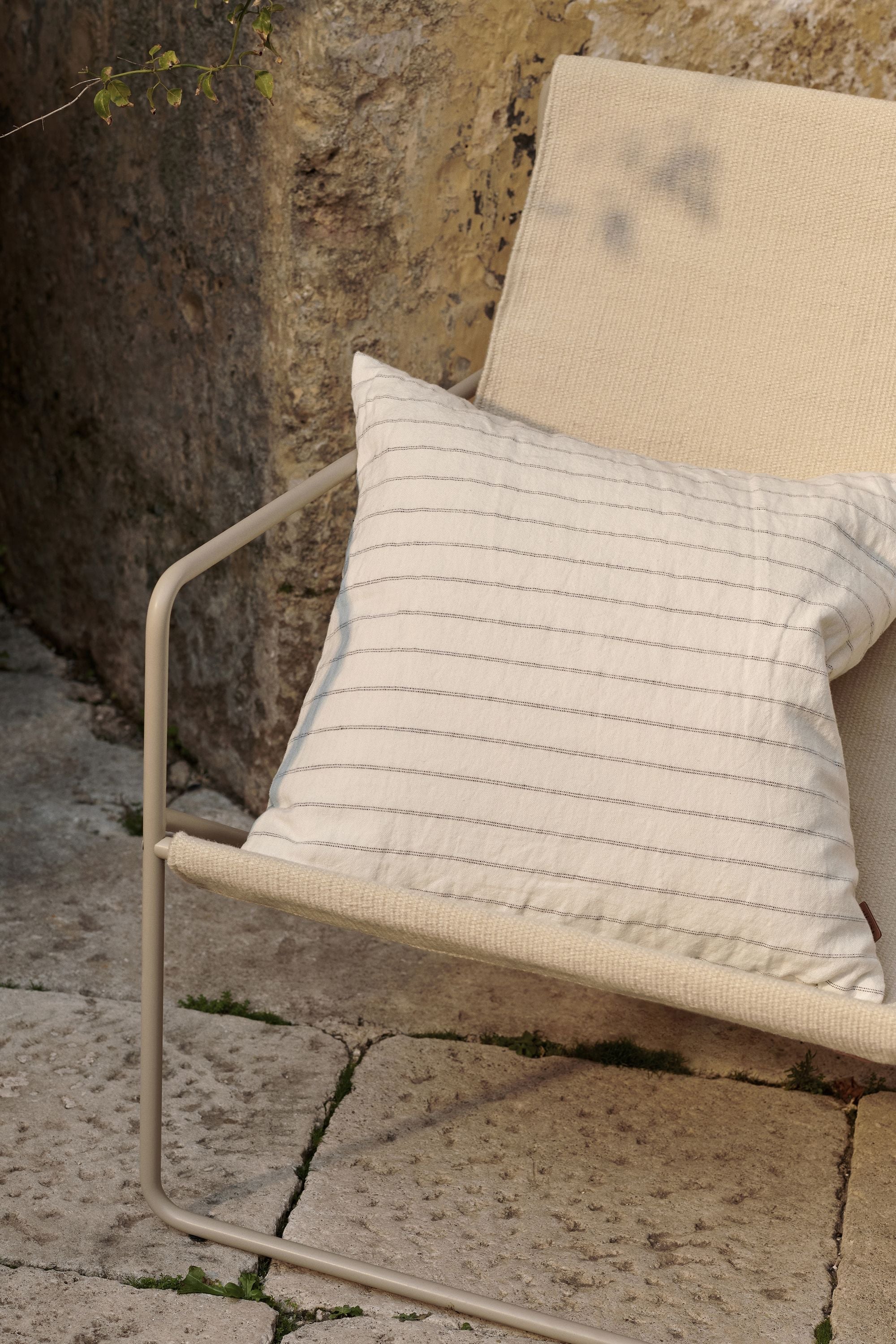 [product_category]-Ferm Living Grand Cushion, Off White/Chocolate-Ferm Living-5704723305750-1104267609-FER-2