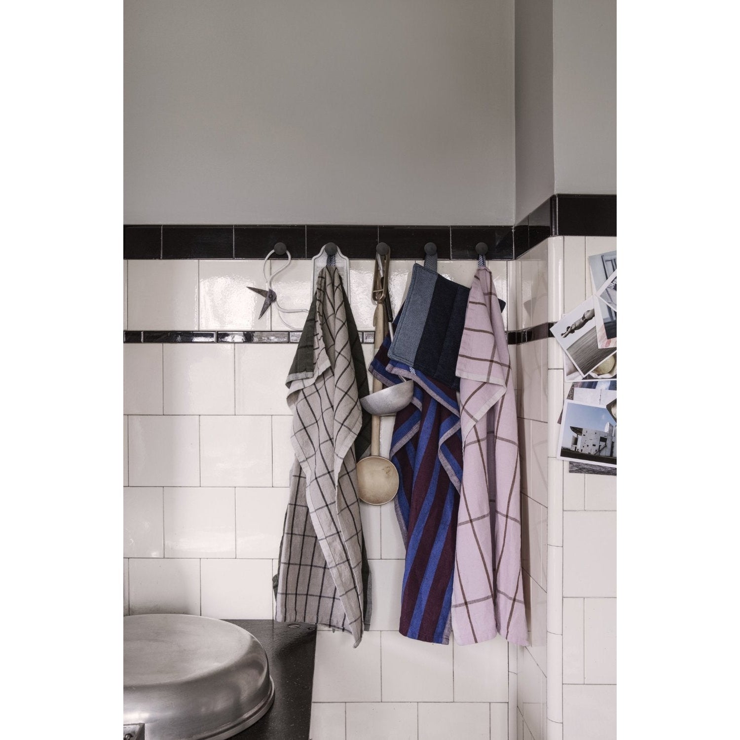 [product_category]-Ferm Living Hale Tea Towel, Brown Blue-Ferm Living-5704723028604-100089654-FER-3