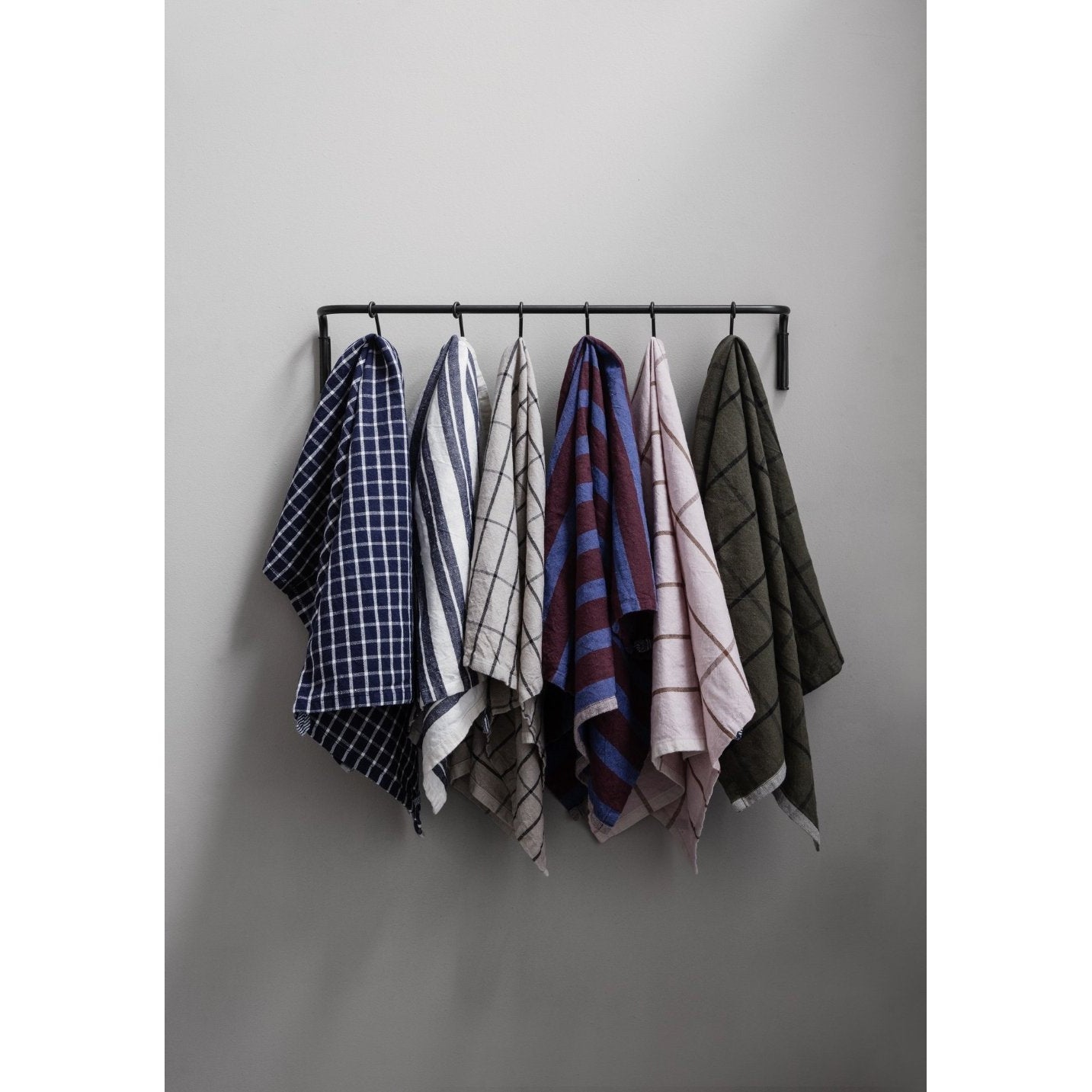 [product_category]-Ferm Living Hale Tea Towel, Green Black-Ferm Living-5704723028611-100089655-FER-2