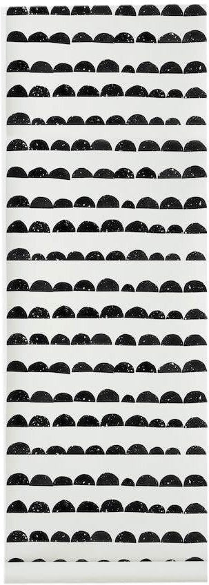 [product_category]-Ferm Living Half Moon Wallpaper, Black-Ferm Living-5704723001577-157-FER-1