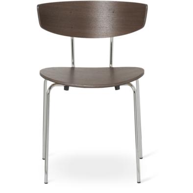 [product_category]-Ferm Living Herman Chair, Chrome/Dark Stained Oak-Ferm Living-5704723105701-100570114-FER-3