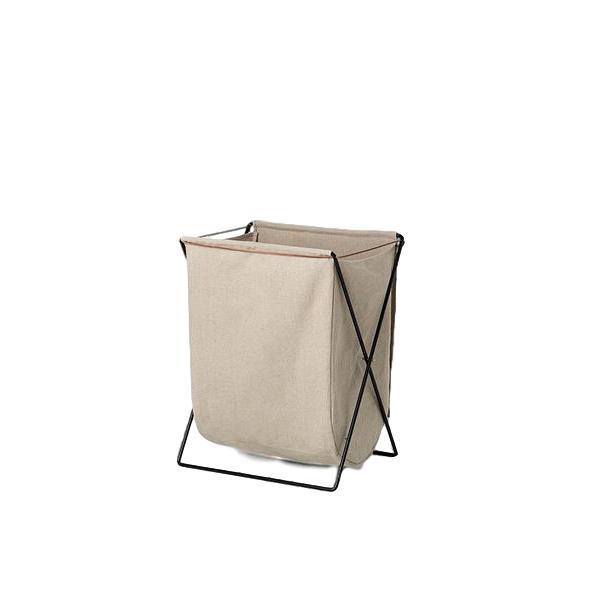 [product_category]-Ferm Living Herman Laundry Basket, Black/Beige-Ferm Living-5704723013969-3303-FER-3