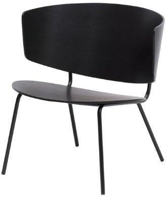 [product_category]-Ferm Living Herman Lounge Chair, Black/Dark Grey-Ferm Living-5704723021841-9481-FER-1