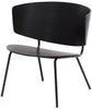  Herman Lounge Chair černá/tmavě šedá