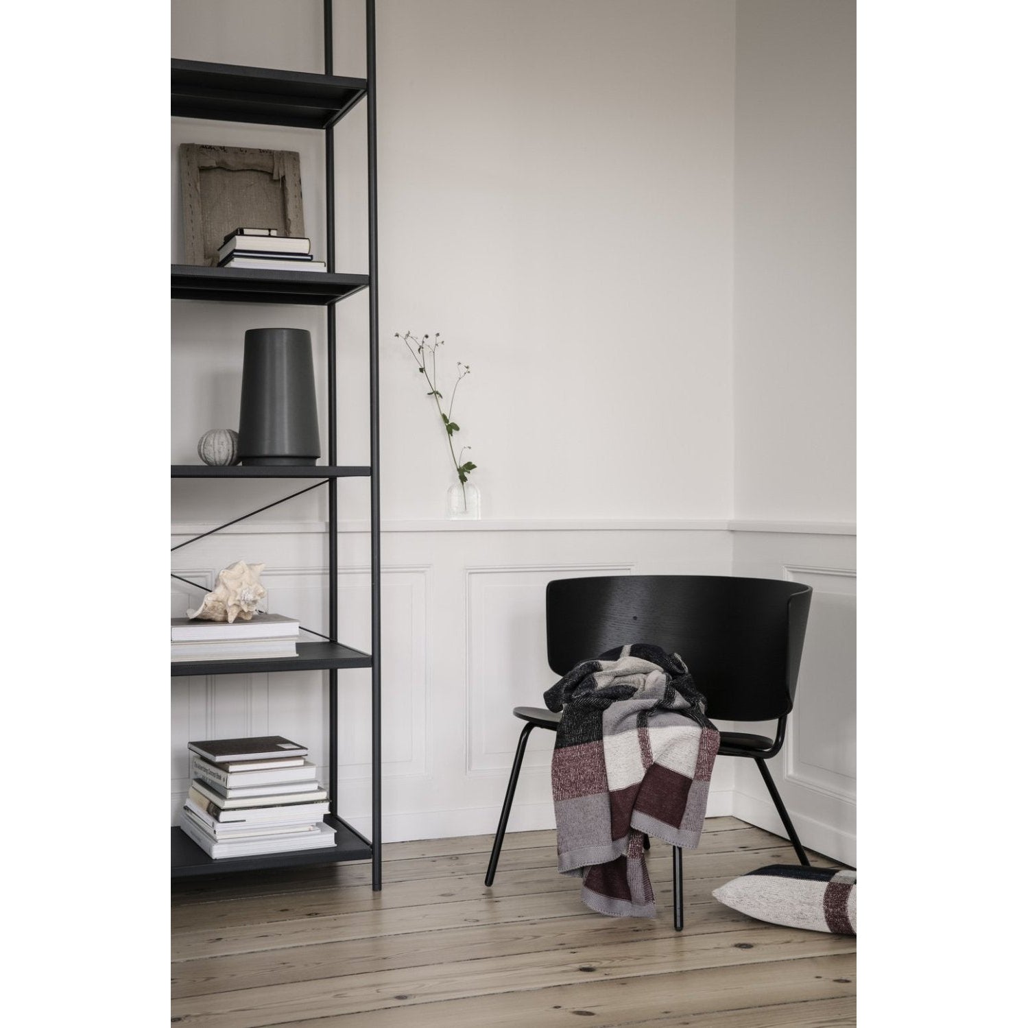 [product_category]-Ferm Living Herman Lounge Chair, Black/Dark Grey-Ferm Living-5704723021841-9481-FER-2