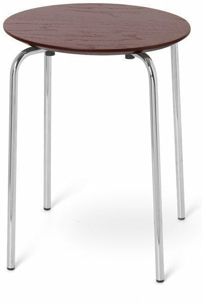 [product_category]-Ferm Living Herman Stool, Chrome/ Red Brown-Ferm Living-5704723105794-100571306-FER-1