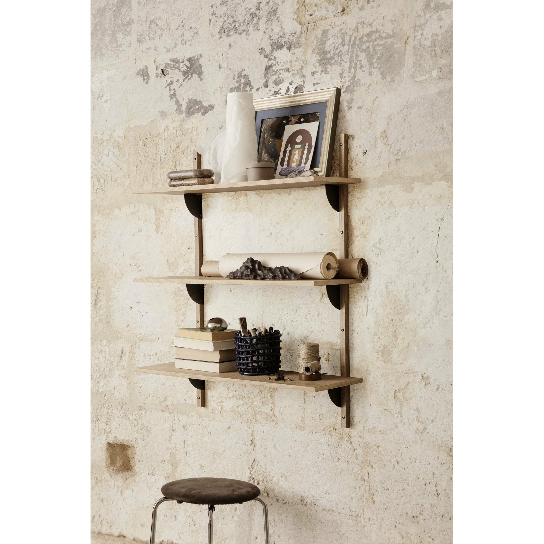 [product_category]-Ferm Living Herman Stool, Chrome/Black-Ferm Living-5704723105756-100571101-FER-2