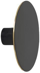[product_category]-Ferm Living Hook Black Brass, ø7cm-Ferm Living-5704723016380-4216-FER-1