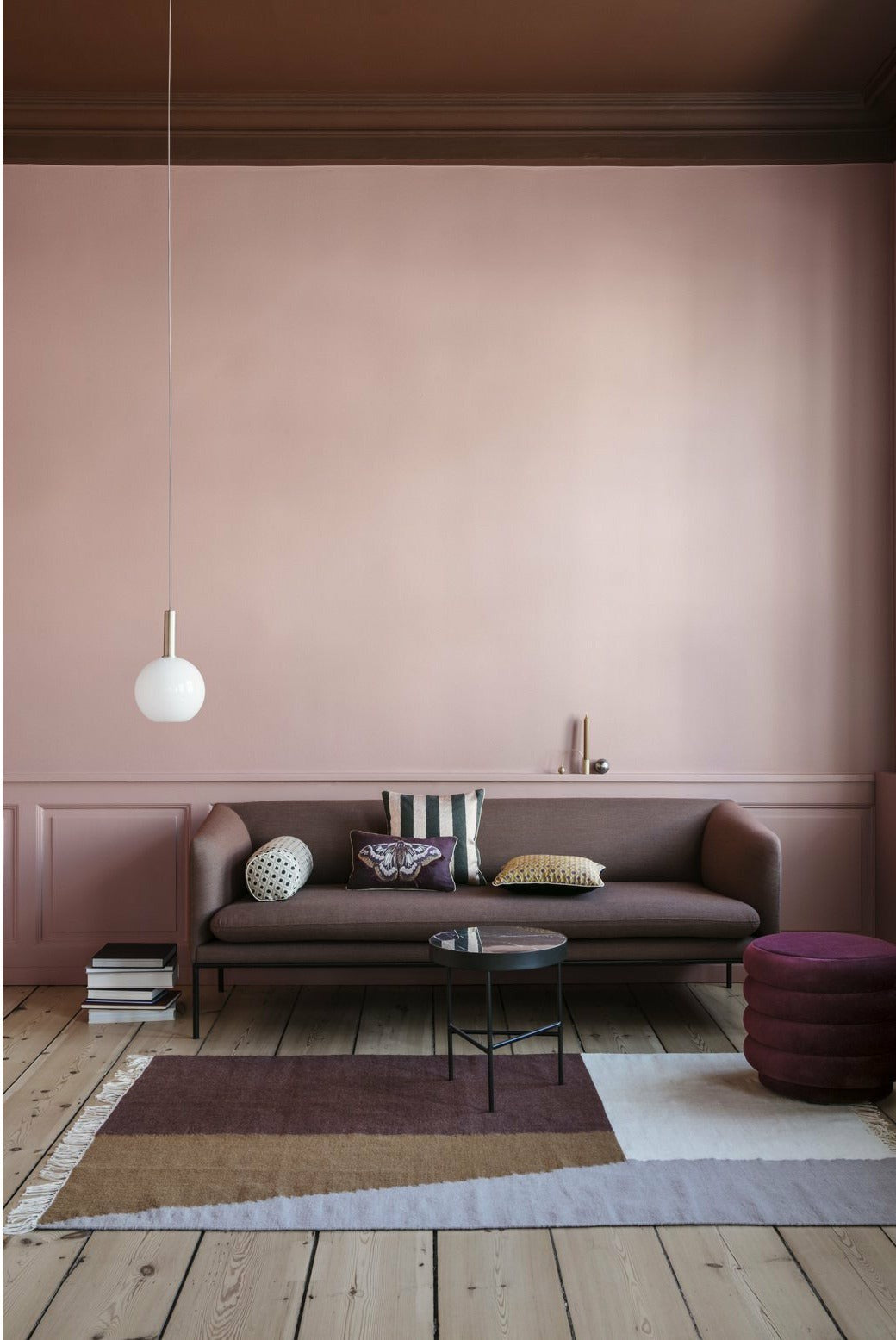Ferm Living Kelim Borders Mat, 50x70cm