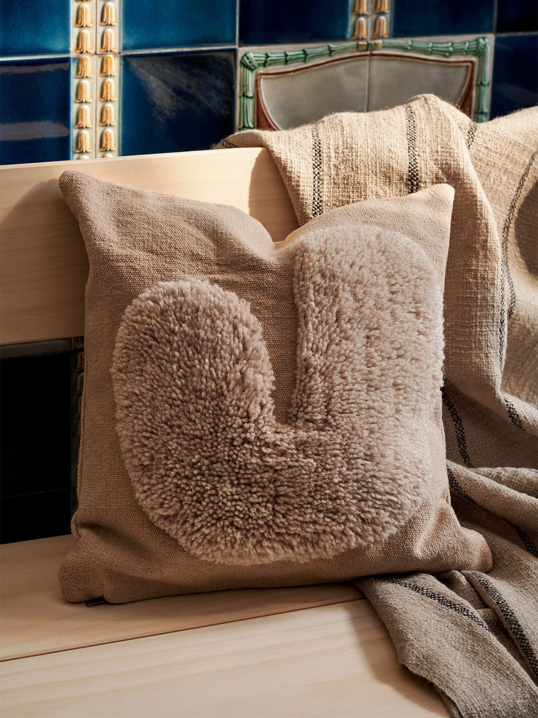 [product_category]-Ferm Living Lay Cushion, Sand/Off White-Ferm Living-5704723294412-1104266475-FER-2