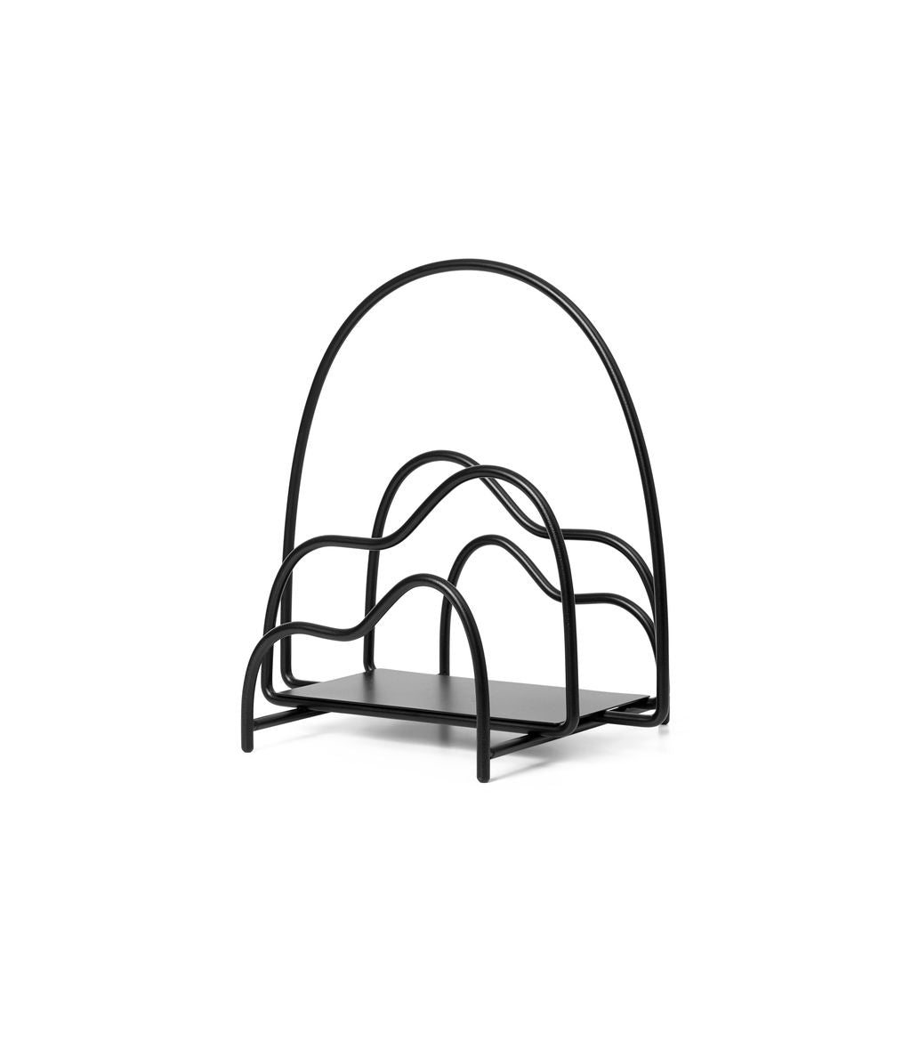 [product_category]-Ferm Living Lithos Magazine Holder, Black-Ferm Living-5704723285441-1104265578-FER-2