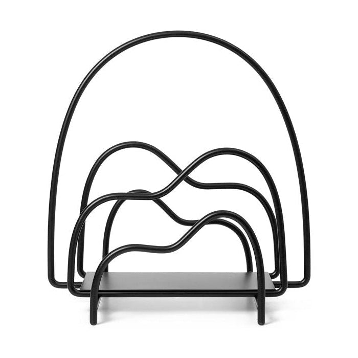 [product_category]-Ferm Living Lithos Magazine Holder, Black-Ferm Living-5704723285441-1104265578-FER-5