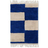 Ferm Living Mara Handotted Carpet 120x180 cm, jasně modrá/off bílá