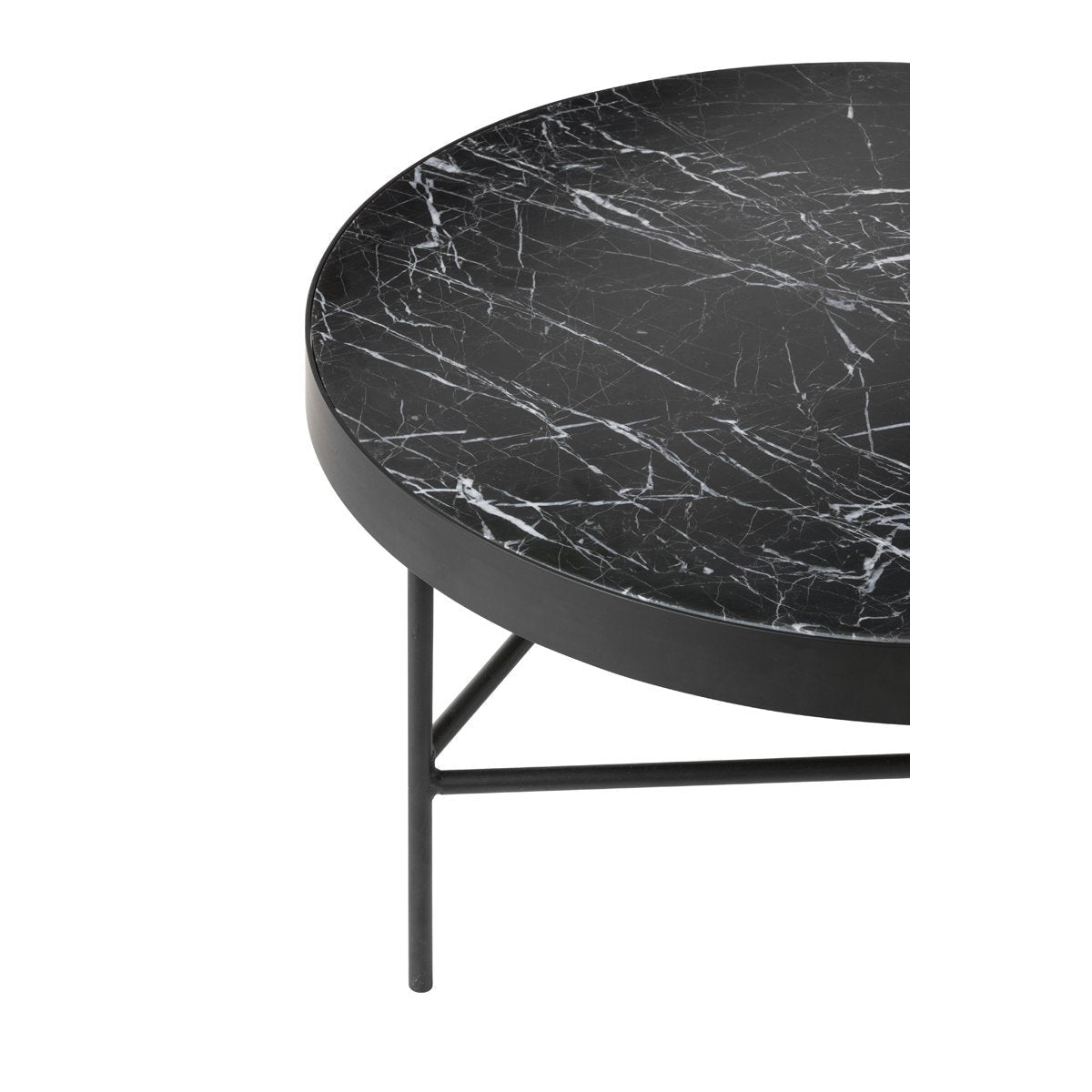[product_category]-Ferm Living Marble Table Black, ø70cm-Ferm Living-5704723993100-9310-FER-2