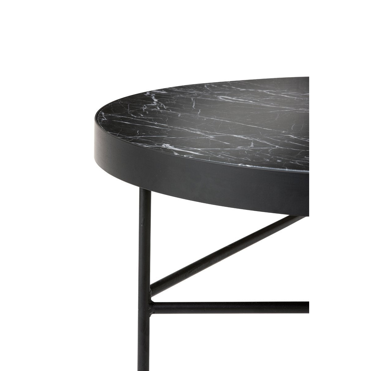 [product_category]-Ferm Living Marble Table Black, ø70cm-Ferm Living-5704723993100-9310-FER-3