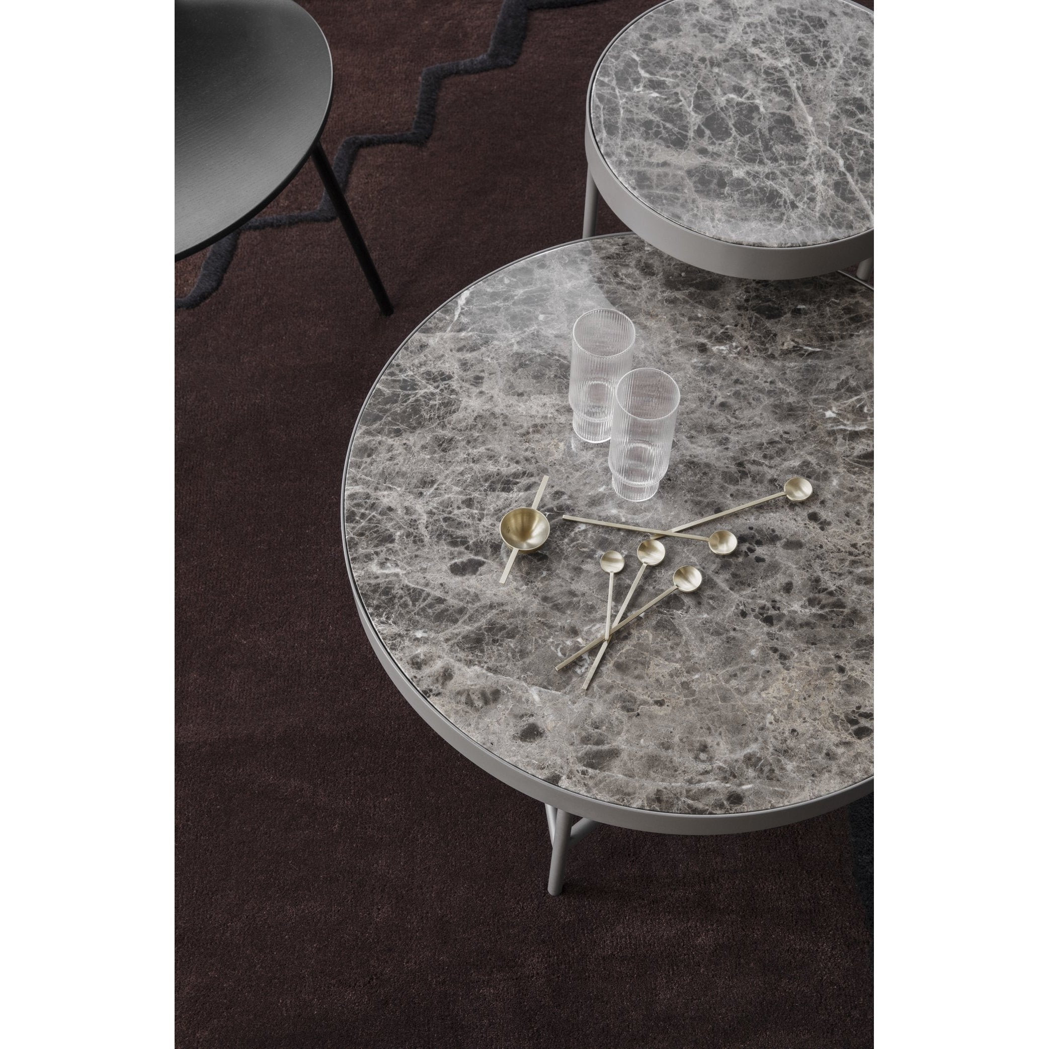 [product_category]-Ferm Living Marble Table Brown, ø70 Cm-Ferm Living-5704723020271-9326-FER-3