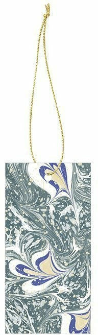 Ferm Living Marbling Gift Tag, šedá