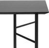 Ferm Living Milfle Desk Top 135 cm, černá dubová dýha