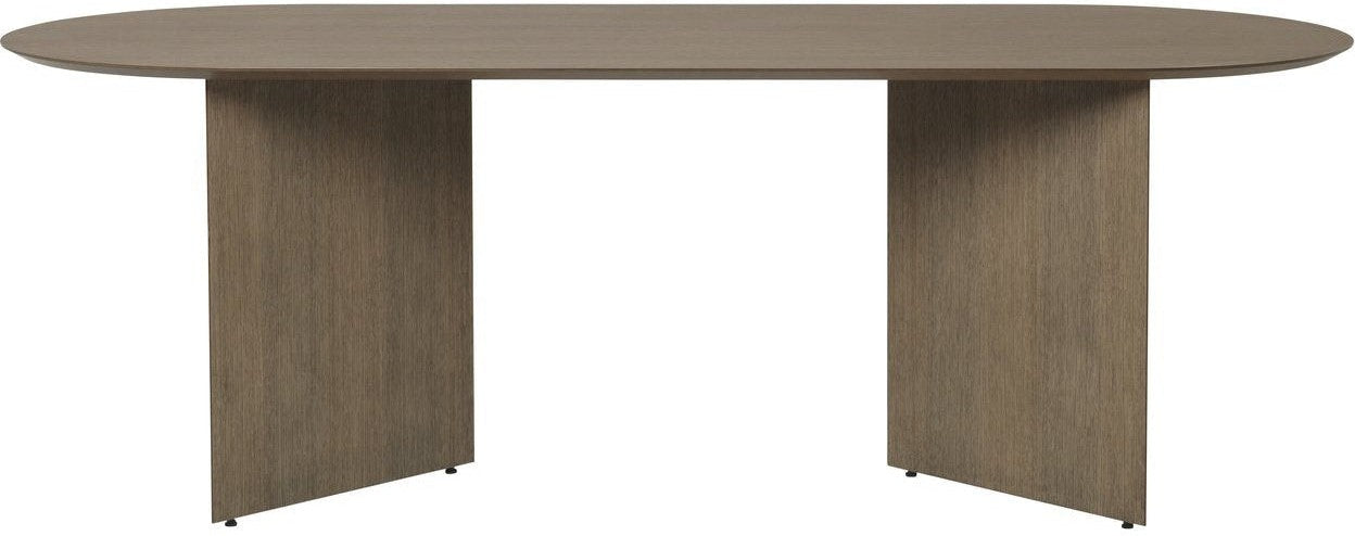 [product_category]-Ferm Living Mingle Table Top Dark Veneer Oval , 220 Cm-Ferm Living-5704723023944-100142106-FER-1