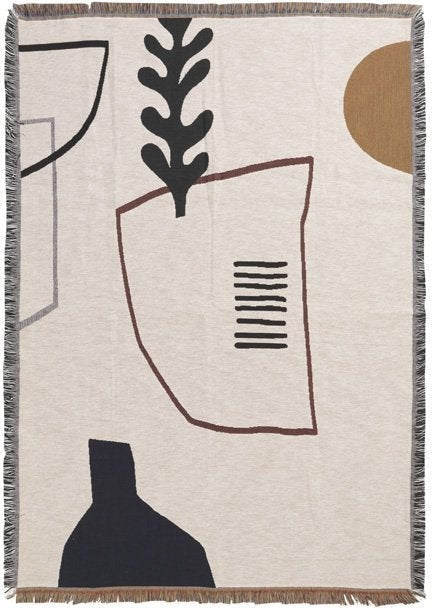[product_category]-Ferm Living Mirage Bedspread, Multi / Off White-Ferm Living-5704723022930-7143-FER-1