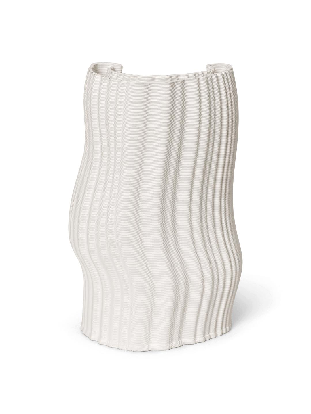 [product_category]-Ferm Living Moire Vase, Off White-Ferm Living-5704723292104-1104266244-FER-3