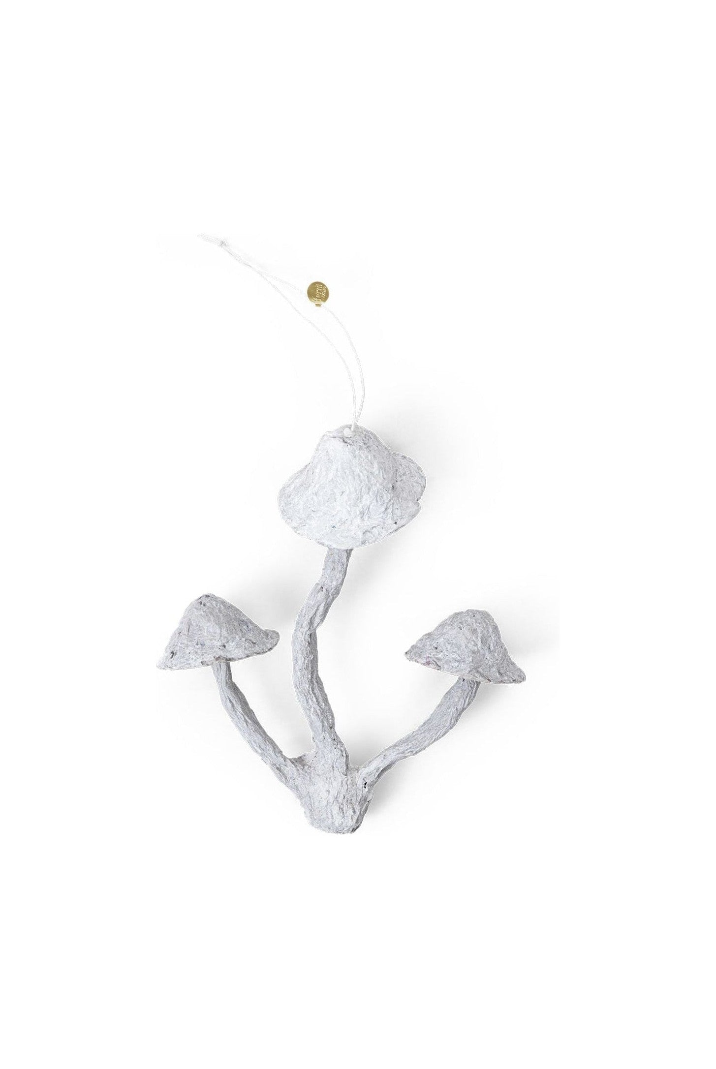 [product_category]-Ferm Living Mushroom Christmas Ornament 3 Caps Faded White-Ferm Living-5704723304890-1104267523-FER-1