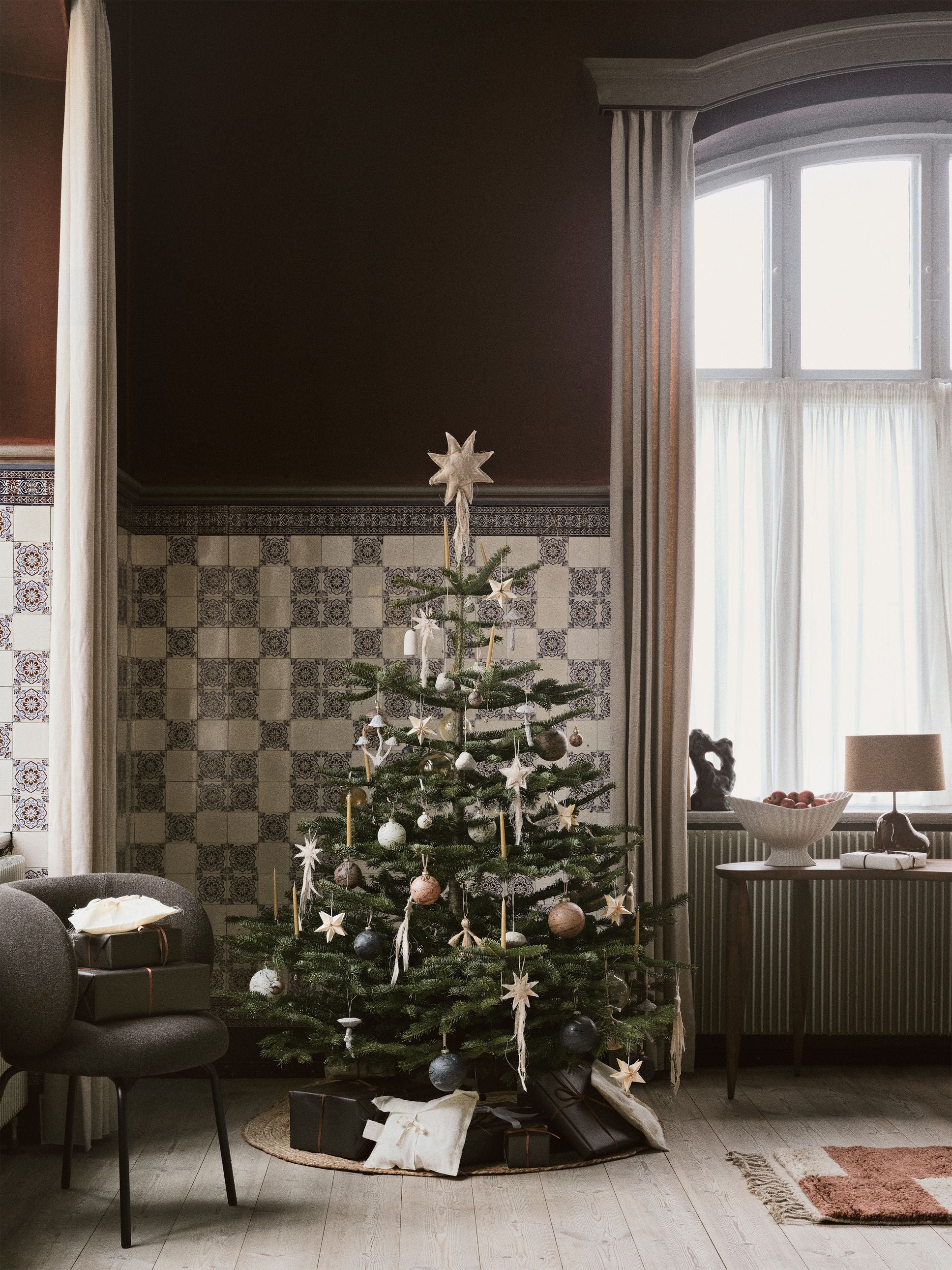 [product_category]-Ferm Living Mushroom Christmas Ornaments Set Of 4 Faded White-Ferm Living-5704723304883-1104267522-FER-4