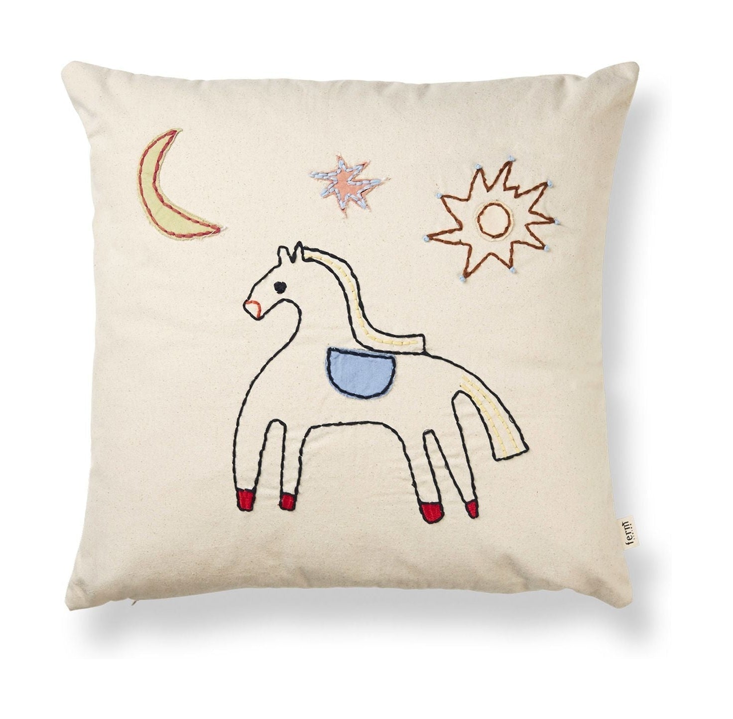 [product_category]-Ferm Living Naive Cushion, Horse-Ferm Living-5704723306313-1104267665-FER-1