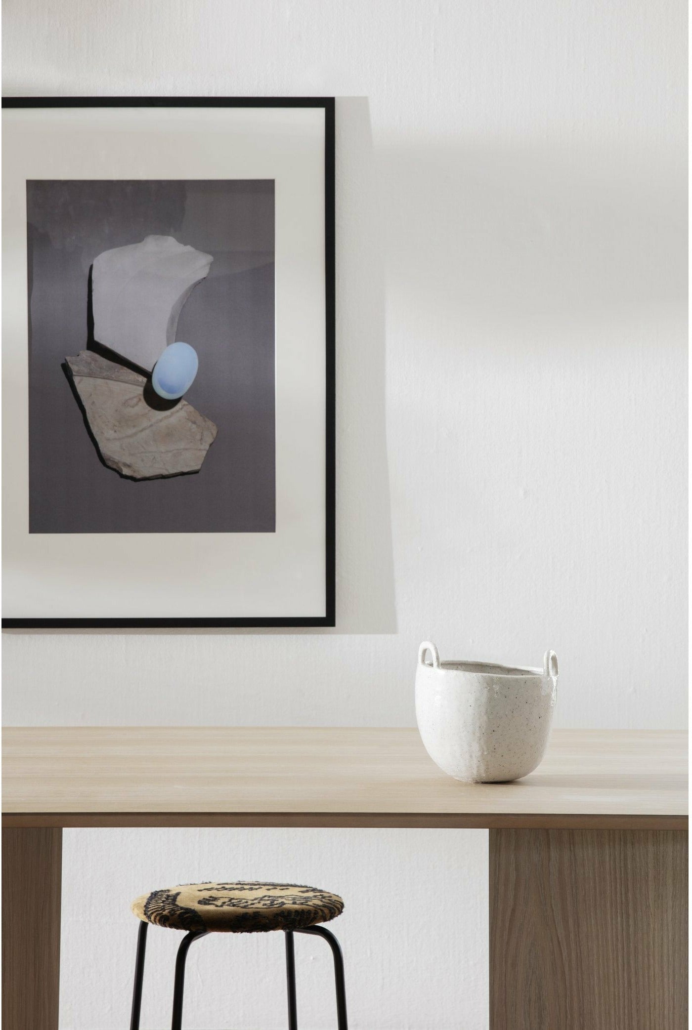 Ferm Living Nexus plakát 1, zaprášená modrá