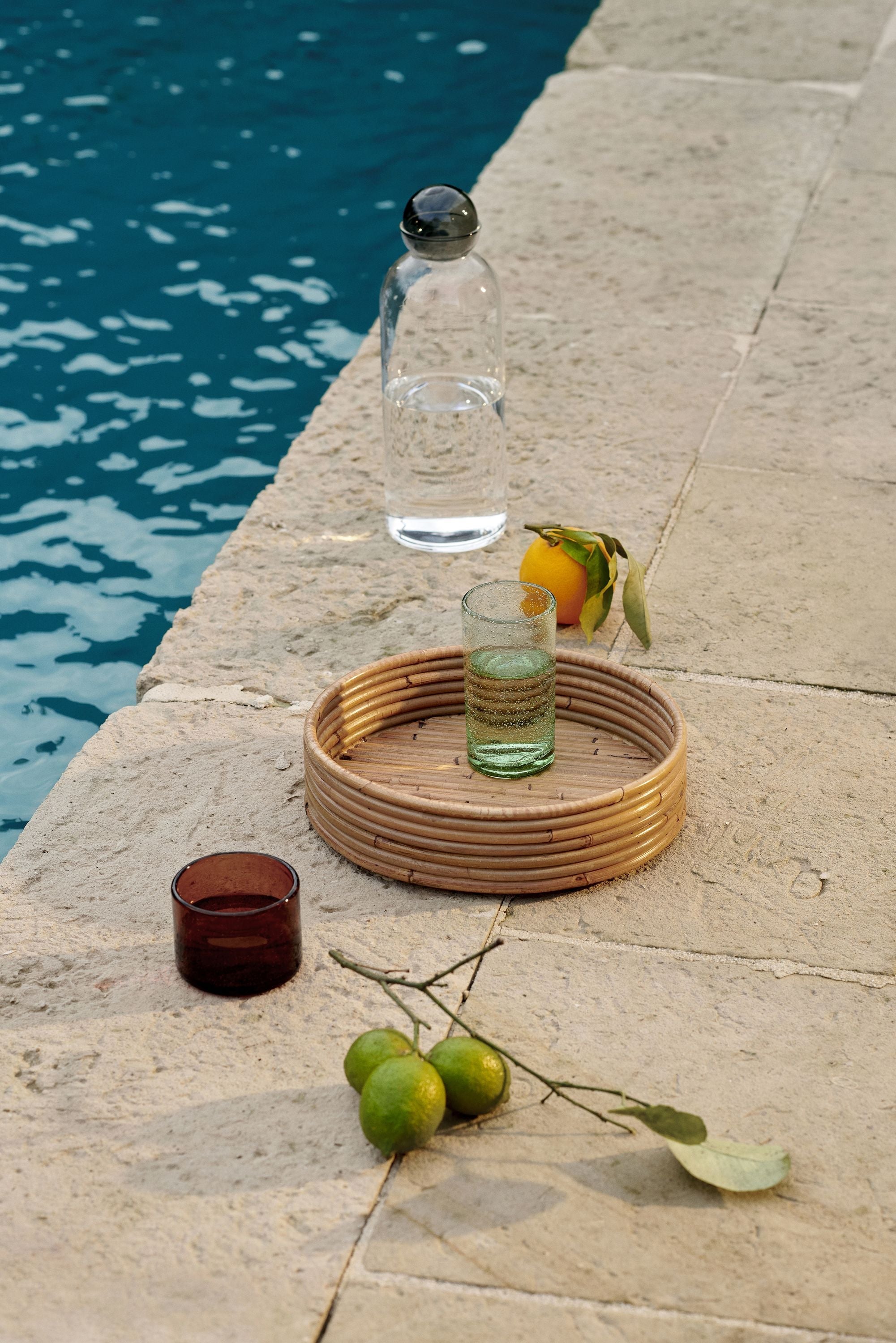 [product_category]-Ferm Living Oli Water Glass, Low, Amber-Ferm Living-5704723296591-1104266693-FER-2