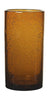 Ferm Living Oli Water Glass, vysoký, jantar