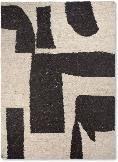 [product_category]-Ferm Living Piece Rug 200 X 300 Cm, Off White/Coffee-Ferm Living-5704723310419-1104268075-FER-1