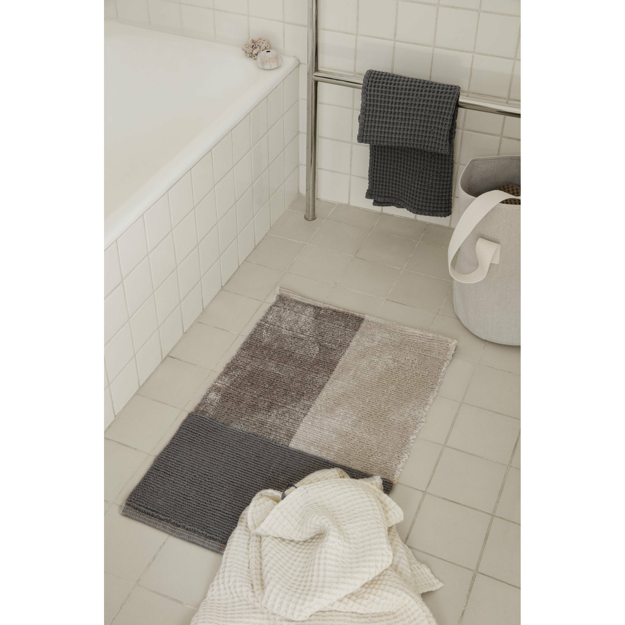 [product_category]-Ferm Living Pile Bathroom Mat, Grey-Ferm Living-5704723105220-100601103-FER-3