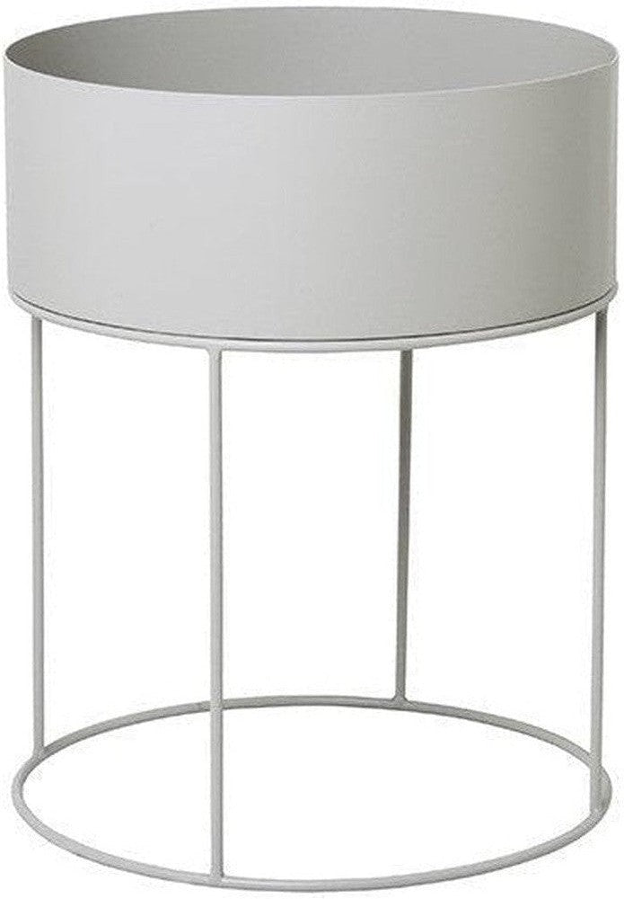[product_category]-Ferm Living Planter Light Grey, Round-Ferm Living-5704723019732-3357-FER-1