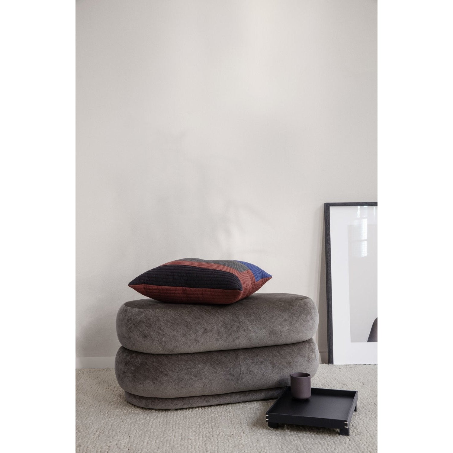 [product_category]-Ferm Living Pouf Oval Stool Fadet Velvet Ocean 42, Medium-Ferm Living-5704723031086-100227667-FER-3