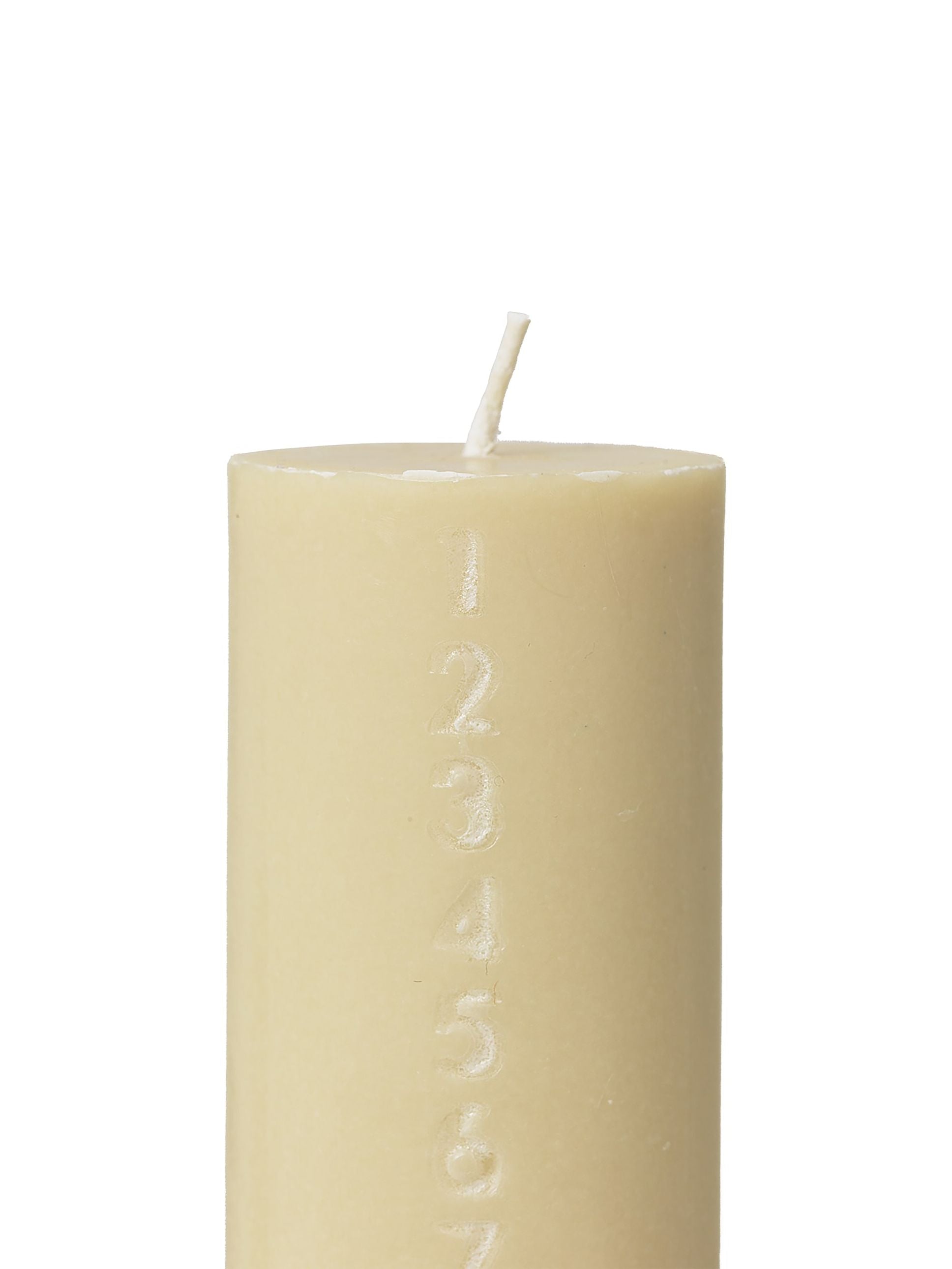 [product_category]-Ferm Living Pure Advent Candle. Pale Yellow-Ferm Living-5704723292371-1104266271-FER-2