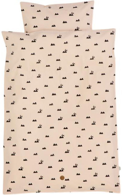 Ferm Living Rabbit Bed Linen, zlato