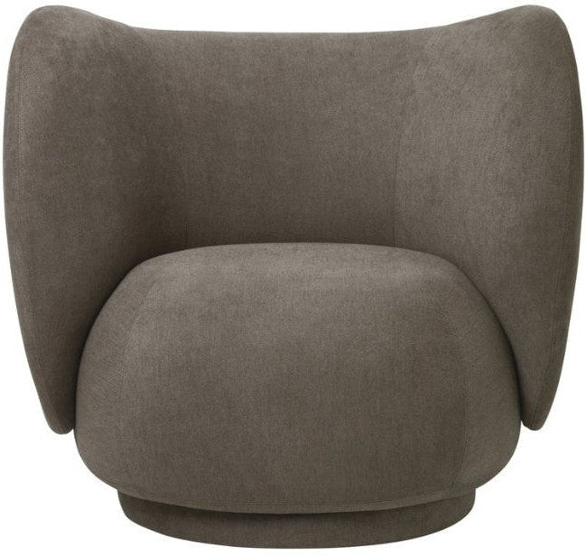 [product_category]-Ferm Living Rico Lounge Armchair Brushed, Brown-Ferm Living-5704723031758-100223315-FER-1