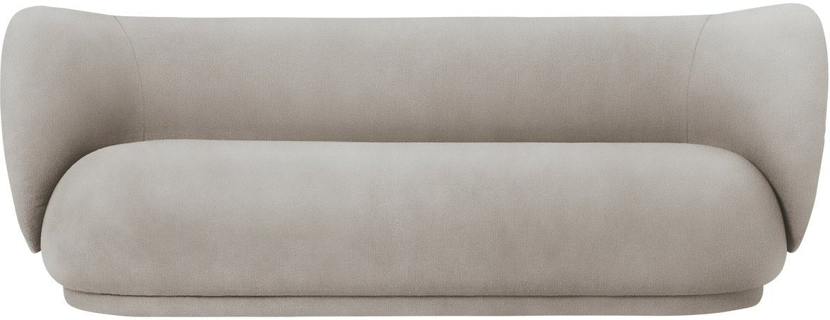[product_category]-Ferm Living Rico Sofa Sand Velvet, 3 Seater-Ferm Living-5704723030850-100224204-FER-1